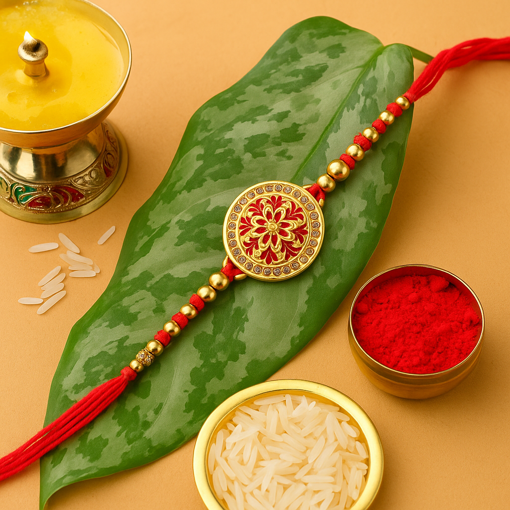 Indian Pearls Rakhi