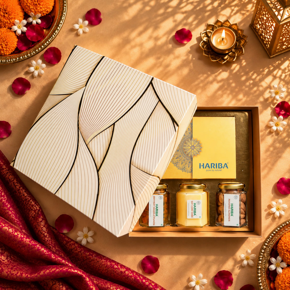 Hamper pack with Dryfruit punch dates