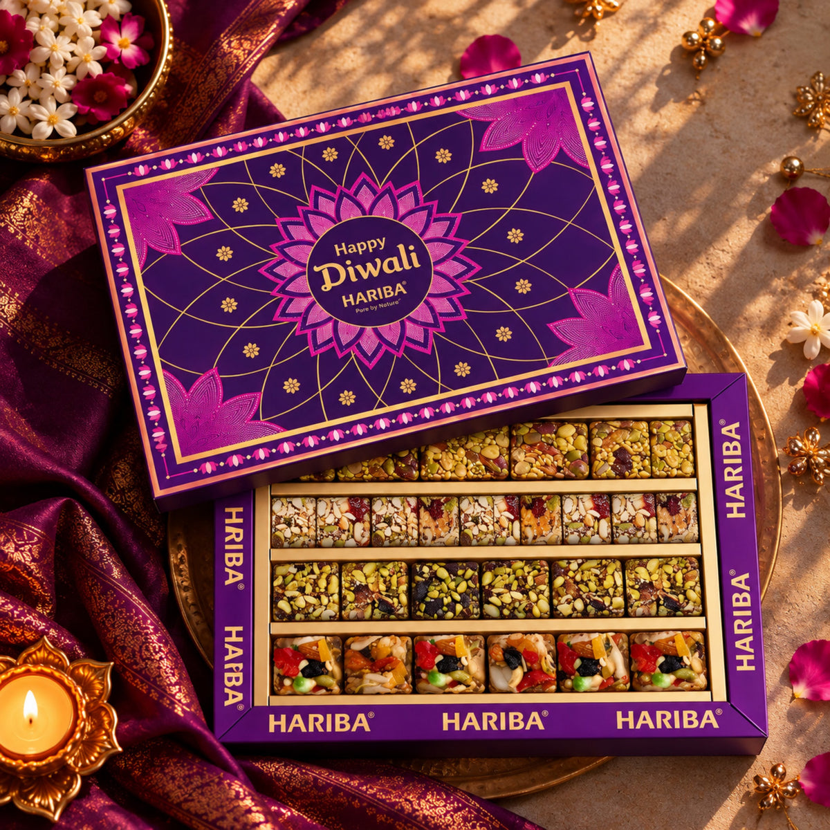 1kg Diwali Box (Dryfruit Punch Date, Dryfruit Date Anjeer, Nutritional Punch American Dryfruit Punch)
